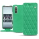 Housse cuir Sony Xperia 5 - Menthe vintage - Couture