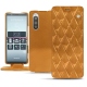 Funda de piel Sony Xperia 5 - Or Maïa - Couture