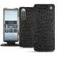 Funda de piel Sony Xperia 5 - Autruche nero