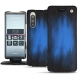 Custodia in pelle Sony Xperia 5 - Bleu Patine