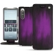 Custodia in pelle Sony Xperia 5 - Violet Patine