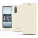 Lederschutzhülle Sony Xperia 5 - Blanc PU