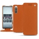 Custodia in pelle Sony Xperia 5 - Orange vibrant