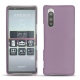 Capa em pele Sony Xperia 5 - Lilas ( Nappa - Pantone 2645U ) 