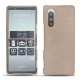 Funda de piel Sony Xperia 5 - Taupe vintage ( Pantone 7530C ) 