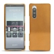 Funda de piel Sony Xperia 5 - Or Maïa ( Pantone 871C ) 