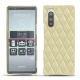 レザーケース Sony Xperia 5 - Beige - Couture ( Nappa - Pantone 7502C ) 