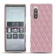 Funda de piel Sony Xperia 5 - Rose - Couture ( Nappa - Pantone 2365C ) 