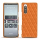 Custodia in pelle Sony Xperia 5 - Orange - Couture ( Nappa - Pantone 1495U ) 