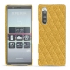 Custodia in pelle Sony Xperia 5 - Mimosa - Couture ( Pantone 141C ) 
