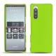 Capa em pele Sony Xperia 5 - Vert fluo