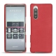 レザーケース Sony Xperia 5 - Rouge troupelenc