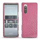 レザーケース Sony Xperia 5 - Serpent ciclamino
