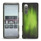 Custodia in pelle Sony Xperia 5 - Vert Patine