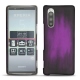 Lederschutzhülle Sony Xperia 5 - Violet Patine