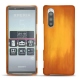 Capa em pele Sony Xperia 5 - Orange Patine
