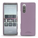 Coque cuir Sony Xperia 5 - Lilas PU