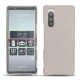 Coque cuir Sony Xperia 5 - Taupe innocent