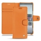 Sony Xperia 5 leather case - Orange ( Nappa - Pantone 1495U ) 