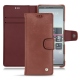 Capa em pele Sony Xperia 5 - Passion vintage ( Glutton - Red ) 
