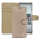 Sony Xperia 5 leather case - Taupe vintage ( Pantone 7530C ) 