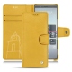 Housse cuir Sony Xperia 5 - Jaune soulèu