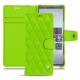 硬质真皮保护套 Sony Xperia 5 - Vert fluo - Couture