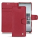 Funda de piel Sony Xperia 5 - Rouge passion