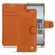 Capa em pele Sony Xperia 5 - Orange vibrant