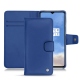 OnePlus 7T leather case - Bleu océan ( Nappa - Pantone 293C ) 