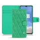 OnePlus 7T leather case - Menthe vintage - Couture