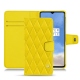 硬质真皮保护套 OnePlus 7T - Jaune fluo - Couture