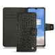 Housse cuir OnePlus 7T - Autruche nero