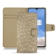 Capa em pele OnePlus 7T - Autruche desert