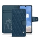 Custodia in pelle OnePlus 7T - Blu mediterran - Couture