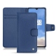 OnePlus 7T leather case - Bleu frisson