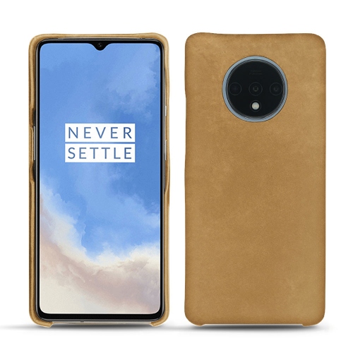 OnePlus 7T leather covers and casesSable vintage ( Pantone #9b7340 ) 