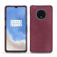 Custodia in pelle OnePlus 7T - Prune vintage ( Pantone 512C ) 