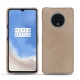 Coque cuir OnePlus 7T - Taupe vintage ( Pantone 7530C ) 