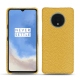 OnePlus 7T leather cover - Mimosa ( Pantone 141C ) 