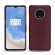 Custodia in pelle OnePlus 7T - Lie de vin ( Pantone 5115C ) 