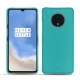 Lederschutzhülle OnePlus 7T - Bleu fluo