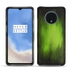 Coque cuir OnePlus 7T - Vert Patine