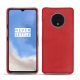 Coque cuir OnePlus 7T - Rouge troupelenc