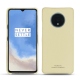 Coque cuir OnePlus 7T - Beige PU