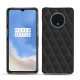 Capa em pele OnePlus 7T - Noir - Couture ( Nappa - Black ) 