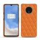 Capa em pele OnePlus 7T - Orange - Couture ( Nappa - Pantone 1495U ) 