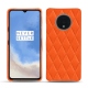 가죽 커버 OnePlus 7T - Orange fluo - Couture