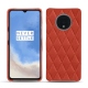 Lederschutzhülle OnePlus 7T - Arange clouquié - Couture