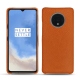 Coque cuir OnePlus 7T - Orange vibrant